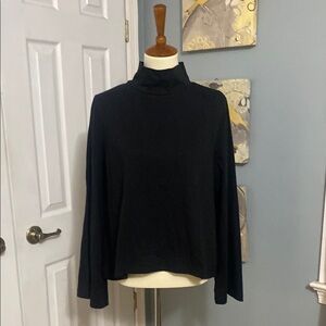 NWT Madewell Elegant Black Women's mock neck
